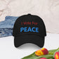 I Vote For Peace Hat