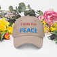 I Vote For Peace Hat