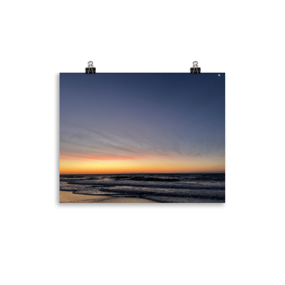 What a View of the Sunrise on Tybee Island, Savannah, Georgia.