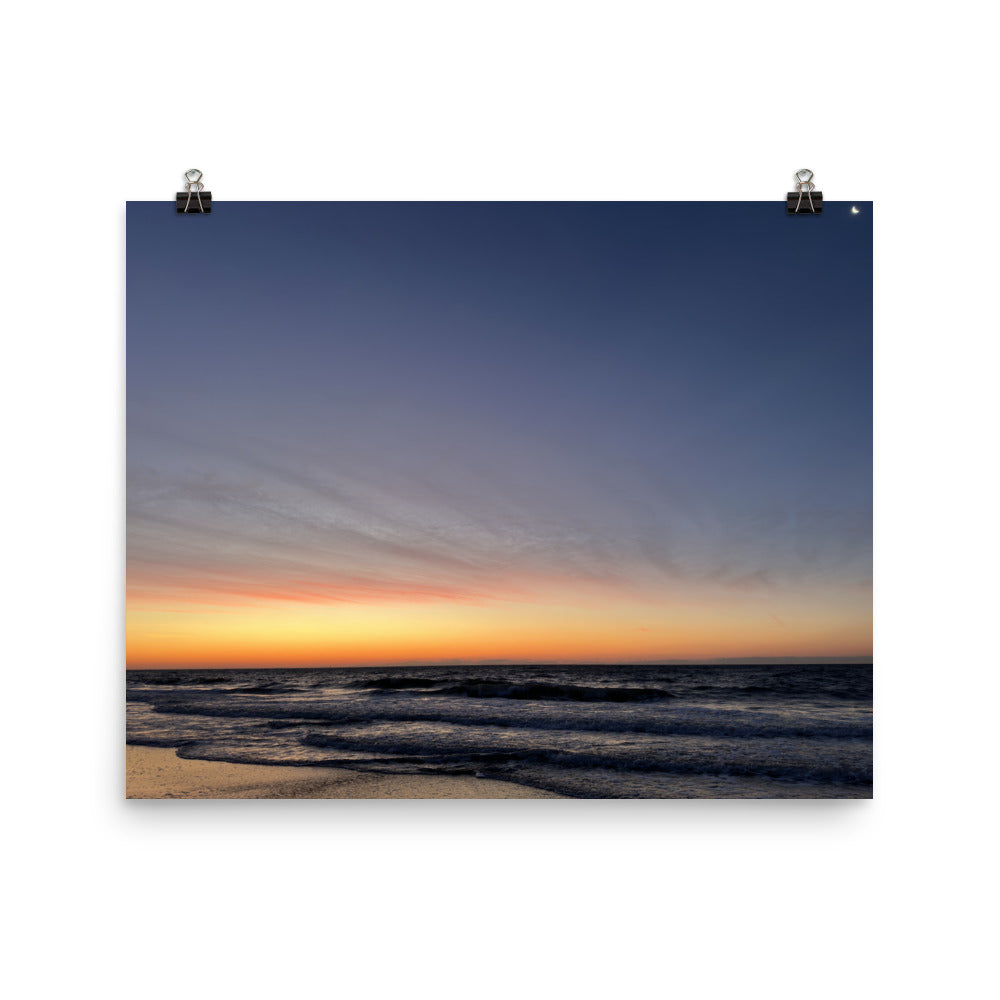 What a View of the Sunrise on Tybee Island, Savannah, Georgia.