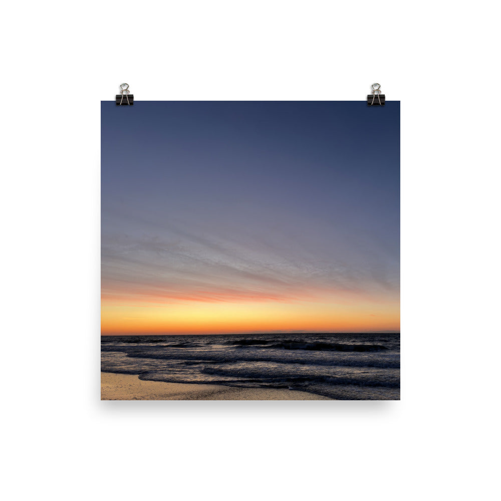 What a View of the Sunrise on Tybee Island, Savannah, Georgia.