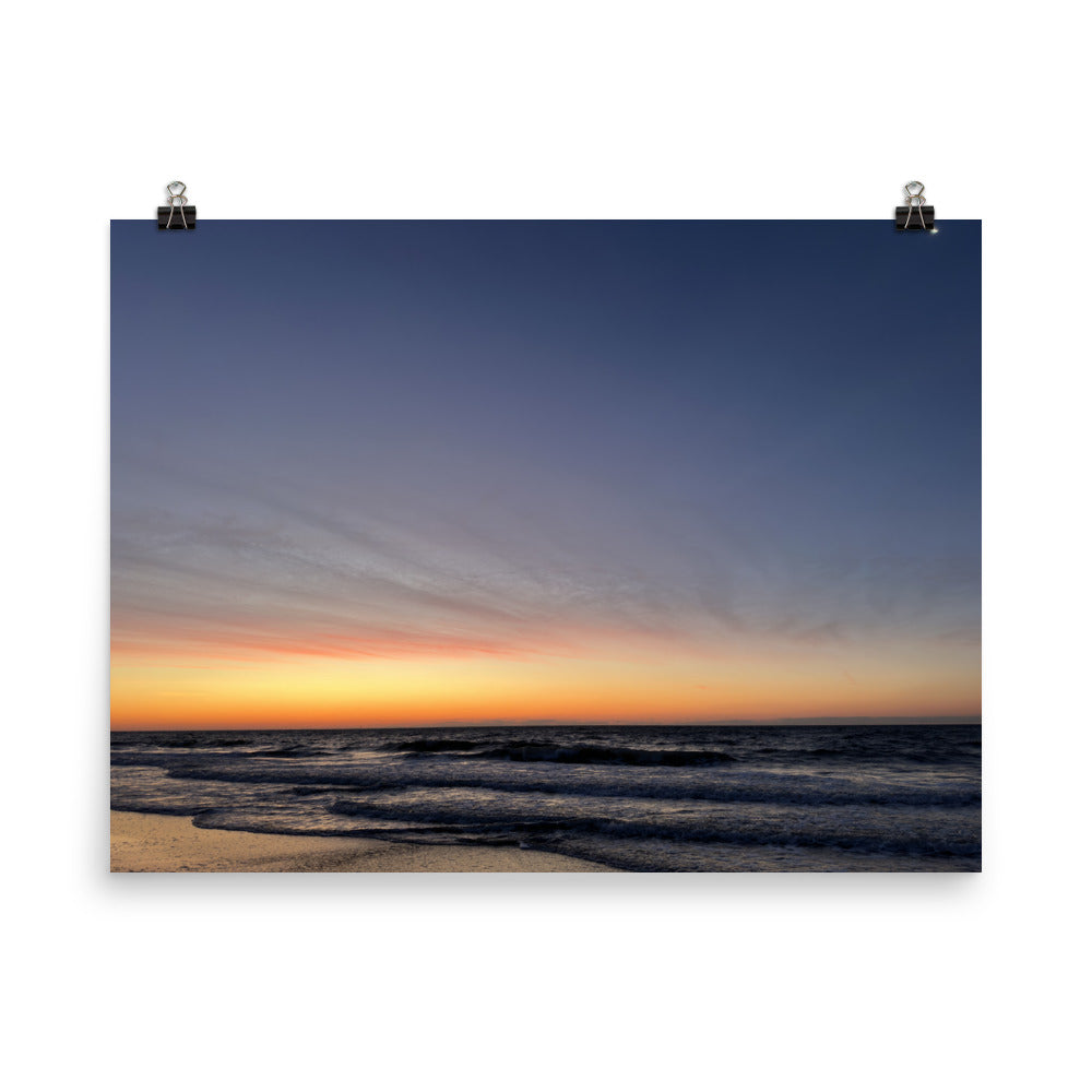 What a View of the Sunrise on Tybee Island, Savannah, Georgia.