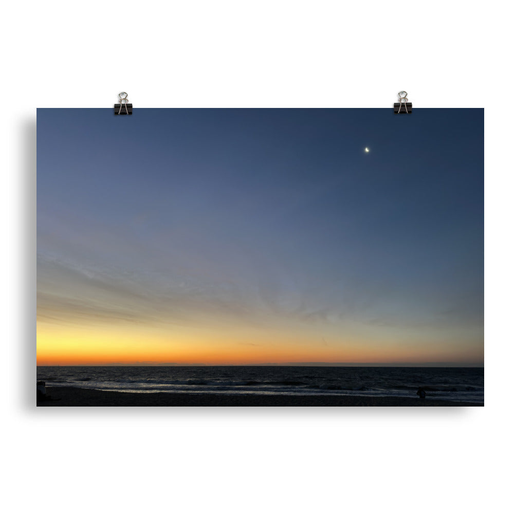 Sunrise on Savannah's Beach on Tybee Island, Georgia