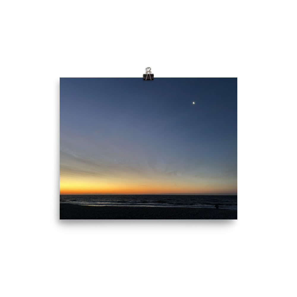 Sunrise on Savannah's Beach on Tybee Island, Georgia