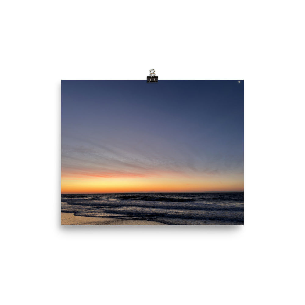 What a View of the Sunrise on Tybee Island, Savannah, Georgia.